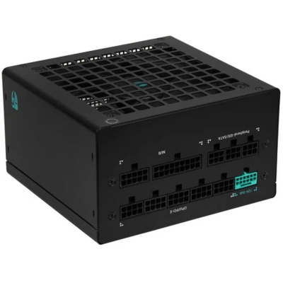 Блок питания Deepcool / GamerStorm PQ750G (ATX 3.1, 750W, Full Cable Management, PWM 120mm fan, 80+ GOLD, Active PFC + Half Bridge + DC/DC, Full Japanese Capasitors, Gen5 PCIe) RET