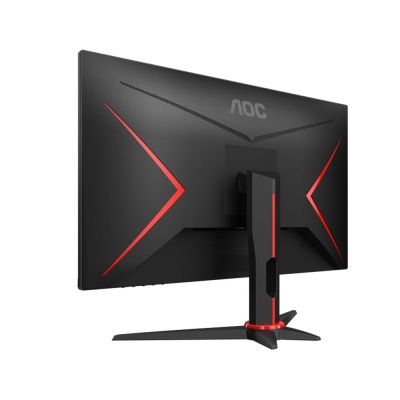 Монитор LCD 27'' 16:9 1920х1080(FHD) IPS, nonGLARE, 250cd/m2, H178°/V178°, 1000:1, 80M:1, 16,7 миллионов цветов, 1ms, VGA, 2xHDMI, DP, Tilt, Swivel, Speakers, Curved, 2Y, Black-Red