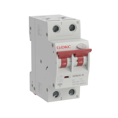 Выключатель автоматических дифференциального тока 2п 10A 30mA MDR63N-1N2C10-A C