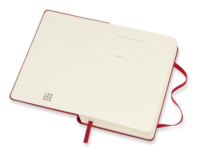 Ежедневник Moleskine CLASSIC Pocket 90x140мм 400стр. красный