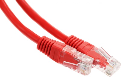 Патч-корд PP6U-1M/R 10000G UTP 4 пары cat6 CCA molded 1м красный RJ-45 (m)-RJ-45 (m)