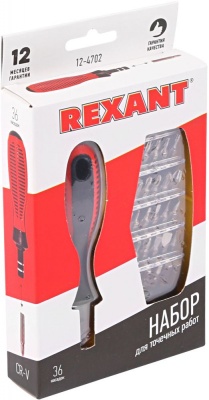 Набор отверточный Rexant 12-4702 37 предметов