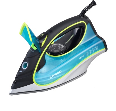 Утюг Hyundai H-SI01450 3000Вт голубой/желтый