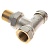 Клапан запорный никелированный РИДАН LV DN15 PN10 угловой