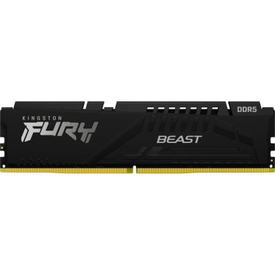 Модуль памяти DDR 5 DIMM 64Gb PC44800, 5600Mhz, Kingston FURY Beast Black XMP CL40 (Kit of 4) (KF556C40BBK4-64)
