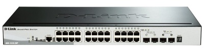 Коммутатор D-Link DGS-1510-28P/A1A 24G 2SFP 2SFP+ 24PoE 193W управляемый