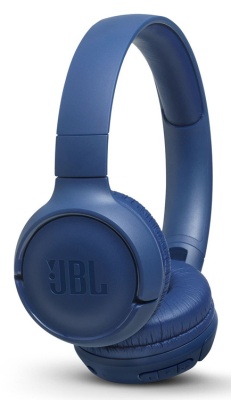 Гарнитура накладные JBL T500 1.187м синий проводные оголовье (JBLT500BLU)