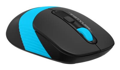 Мышь A4Tech Fstyler FG10S черный/синий оптическая (2000dpi) silent беспроводная USB (4but)