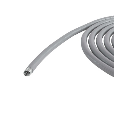 Металлорукав DN 20мм в гладкой ПВХ изоляции Dвн 20,5 мм Dнар 27,0 IP66 50 м цвет серый DKC 6070R-22