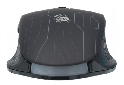 Мышь A4Tech Bloody Q82 черный/рисунок оптическая (3200dpi) USB3.0 (8but)