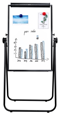 Флипчарт Deli Focus E7891B 60x90см белый/черный с лотоком для аксессуаров