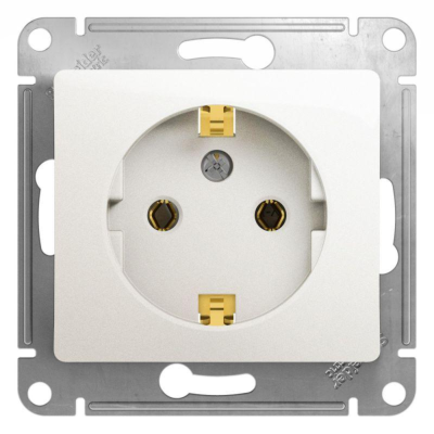 Systeme electric GSL000643 GLOSSA РОЗЕТКА с заземлением, механизм, ПЕРЛАМУТР