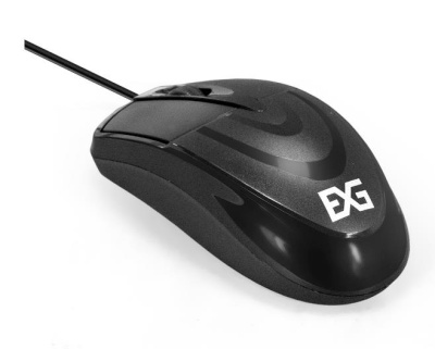 Exegate EX295306RUS Мышь ExeGate Professional Standard SH-8025 (USB, оптическая, 1000dpi, 3 кнопки и колесо прокрутки, длина кабеля 1,5м, черная, Color Box)