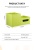 Органайзер настольный Deli EZ25150 Rio 175x90x92мм зеленый пластик Органайзер настольный Deli EZ25150 Rio 175x90x92мм зеленый пластик