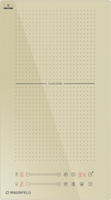 Индукционная варочная поверхность Maunfeld CVI292S2FBG бежевый