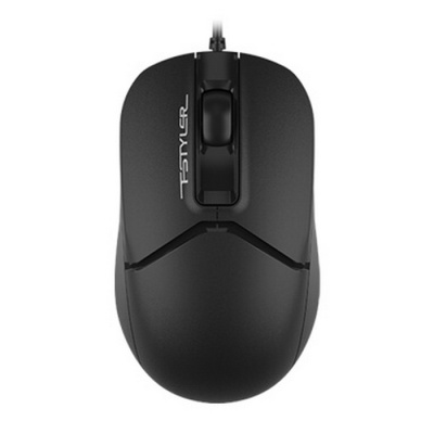 Мышь A4Tech Fstyler FM12S черный оптическая (1200dpi) silent USB (3but) FM12S  BLACK {60} (958356)