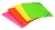 Папка на резинке Бюрократ Double Neon DNE510OR A4 пластик кор.30мм 0.5мм оранжевый