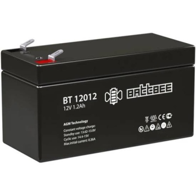 Аккумуляторная батарея Delta (Battbee BT) BT 12012 12В/1,2Ач, клемма F1 (97х44х52мм (57мм); кг; Срок службы 3лет; Гарант