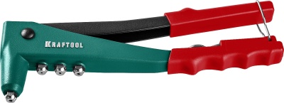 KRAFTOOL Заклепочник "MaxKraft" для заклёпок d=2,4 / 3,2 / 4,0 / 4,8 мм - алюминий и сталь, d=2,4 / 3,2 / 4,0 - нерж. сталь, с литым корпусом [31170/31170_z01]