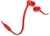 Гарнитура вкладыши JBL Т110 1.2м красный проводные в ушной раковине (JBLT110RED)