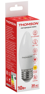 THOMSON LED CANDLE 10W 800Lm E27 3000K TH-B2023