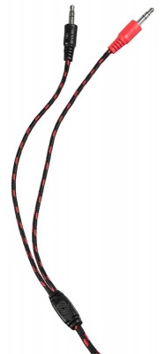 Наушники с микрофоном Оклик HS-L320G Phoenix черный 1.9м мониторные оголовье (NO-3000)