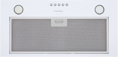 Вытяжка встраиваемая Maunfeld Crosby Power 50 белый управление: кнопочное (1 мотор)