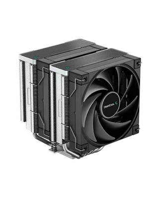 Кулер для процессора DEEPCOOL AK620 LGA20XX/1700/1200/115X/AM5/AM4 (8шт/кор, TDP 260W, PWM, DUAL Fan 120mm, 6 тепл. трубок, черный) RET (AK620)