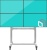 Подставка для телевизора Onkron FSPRO2L-22 черный 40"-55" макс.200кг напольный мобильный