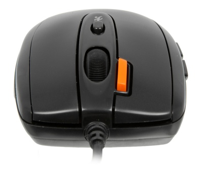 Мышь A4Tech V-Track Padless N-70FX черный оптическая (1600dpi) USB (7but)