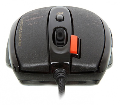 Мышь A4Tech V-Track F5 черный/рисунок оптическая (3000dpi) USB (6but)
