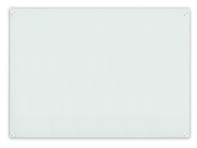 Доска стеклянная Deli 8736 стеклянная белый 90x120см стекло магнитный 4 магнита/2 маркера/стиратель
