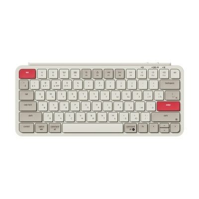 Беспроводная ультратонкая клавиатура Keychron B1 Pro, 77 клавиш, ножничные переключатели, цвет Retro Red