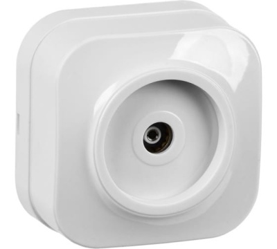 IEK EAH10-K01 РТВ20-ХБ Розет. 1-ая телевиз. о/у GLORY белый