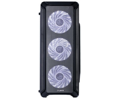 Б/У Корпус Zalman i3 черный без БП ATX 2x120mm 2xUSB2.0 1xUSB3.0 audio bott PSU