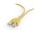 Патч-корд UTP Cablexpert PP6U-0.5M/Y кат.6, 0.5м, литой, многожильный (жёлтый)