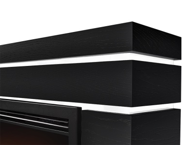 Портал Firelight Moderno 30 шпон чёрный дуб