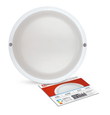 Светильник светодиодный герметичный СПП 2065-КРУГ 20Вт 6500К 1800Лм IP65 155мм IN HOME