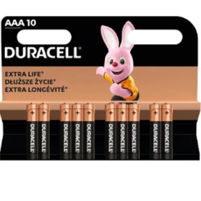 DURACELL LR03-10BL BASIC AAA (MN2400) (10 шт. в уп-ке)