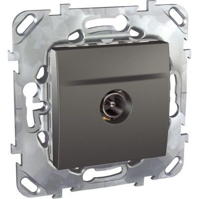 UNICAtop Розетка телевизионная TV в рамку черная