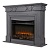Каминокомплект: Очаг Electrolux EFP/P-3320LS N, портал Antico 30 серый