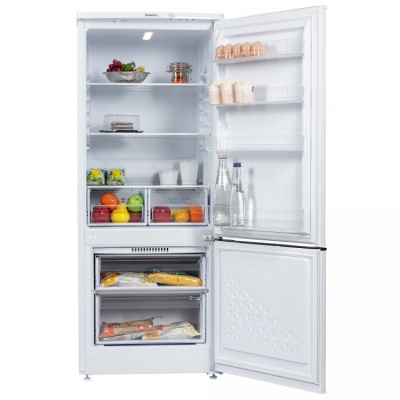 Холодильник Бирюса 551 белый, двухкамерный 180/60л морозилка снизу, автоматическое оттаивание