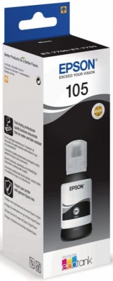 Картридж струйный Epson 105BK C13T00Q140 черный (8000стр.) (140мл) для Epson L7160/7180