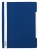Папка-скоросшиватель Бюрократ Люкс -PSL20BLUE A4 прозрач.верх.лист пластик синий 0.14/0.18