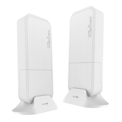Точка доступа MikroTik Wireless Wire (Pair of preconfigured wAPG-60ad devices for 60Ghz link (Phase array 60 degree 60GHz antennas, 802.11ad wireless, four core 716MHz CPU, 256MB RAM, 1x Gigabit LAN, RouterOS L3, P (RBwAPG-60adkit)