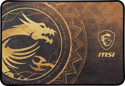Коврик для мыши MSI Agility GD21 Dragon Tiamat золотистый/рисунок 220x3x320мм (J02-VXXXX22-V34)