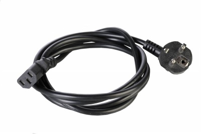 Кабель Rem R-10-Cord-C13-S-1.8 C13-Schuko проводник.:3x1мм2 1.8м 220В 10А (упак.:1шт) черный