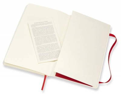 Блокнот Moleskine CLASSIC SOFT QP618F2 Large 130х210мм 192стр. нелинованный мягкая обложка красный