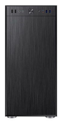 Корпус Accord 3407 черный без БП ATX 8x120mm 2xUSB2.0 1xUSB3.0 audio bott PSU