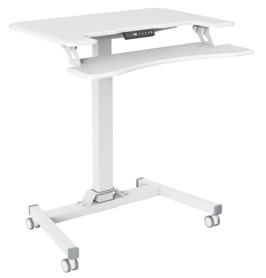 Стол для ноутбука Cactus VM-FDE103 столешница МДФ белый 91.5x56x123см (CS-FDE103WWT)